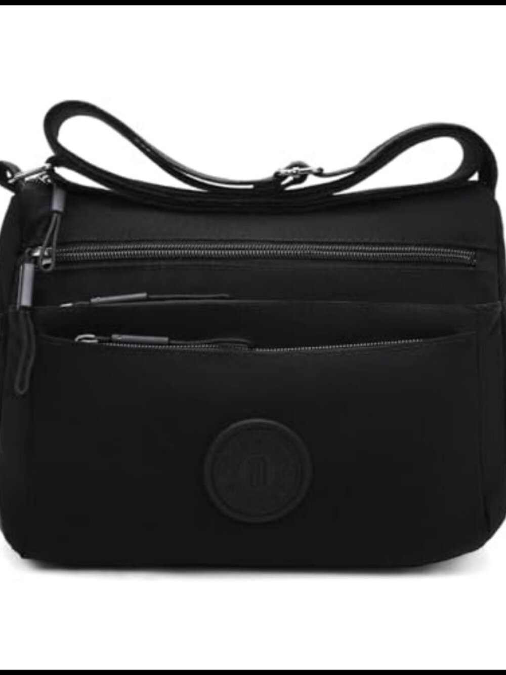 Nylon Crossbody Bag Waterproof Messenger Purse Multi-Pocket